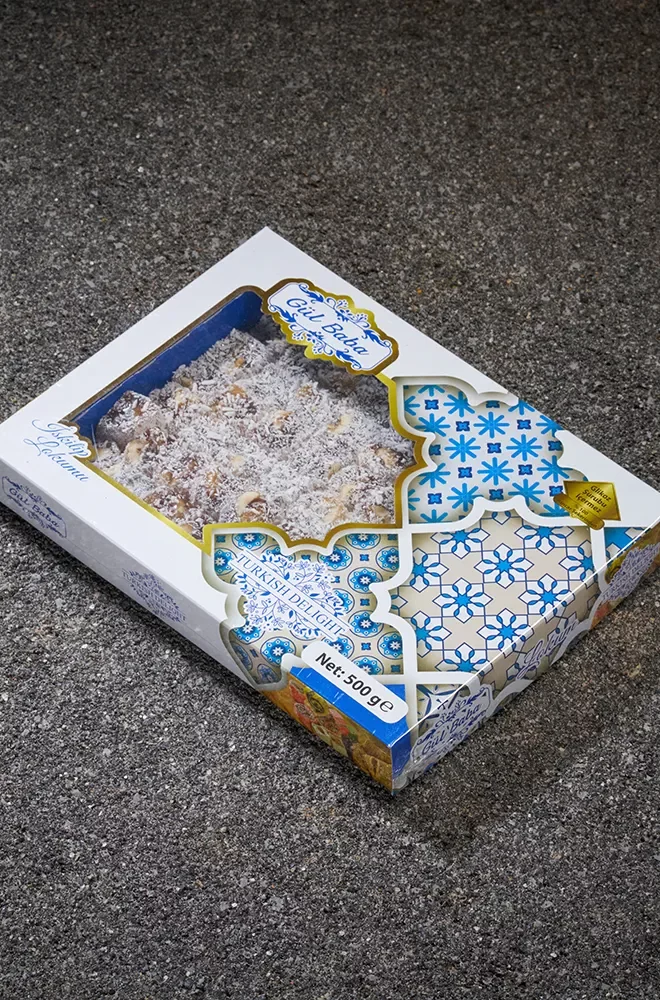 Gül Baba Çifte Kavrulmuş Fındıklı Lokum 500gr